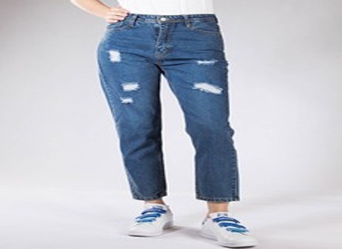 قیمت شلوار جین مام استایل زاپ دار + خرید باور نکردنی
